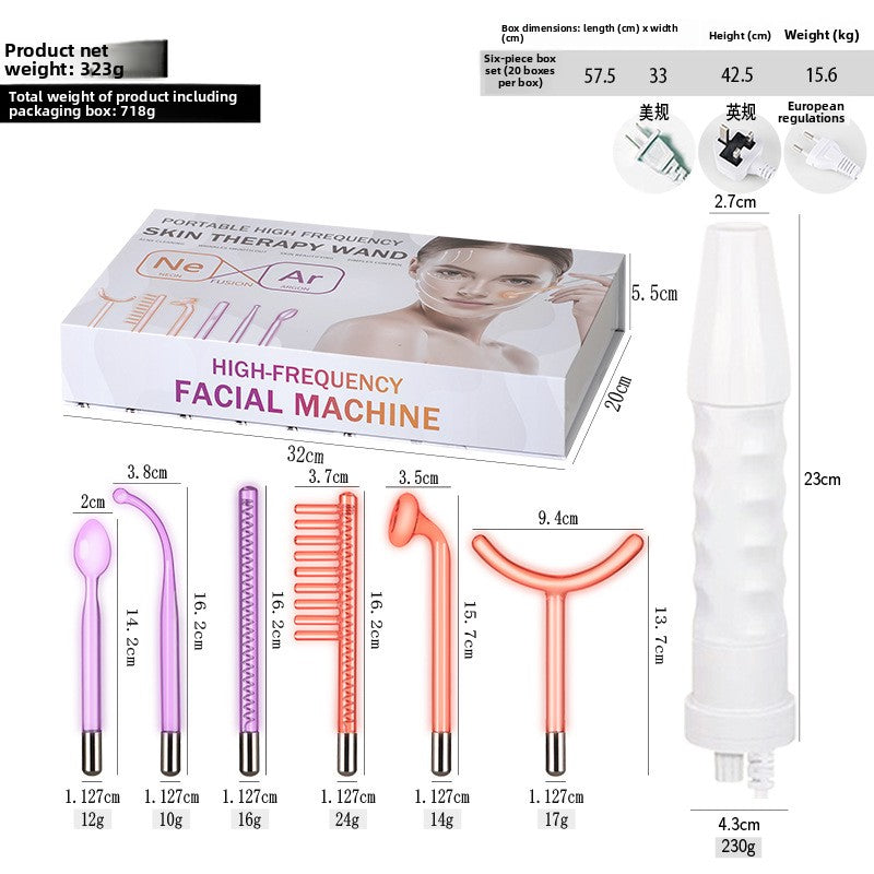 High frequency electrotherapy wand